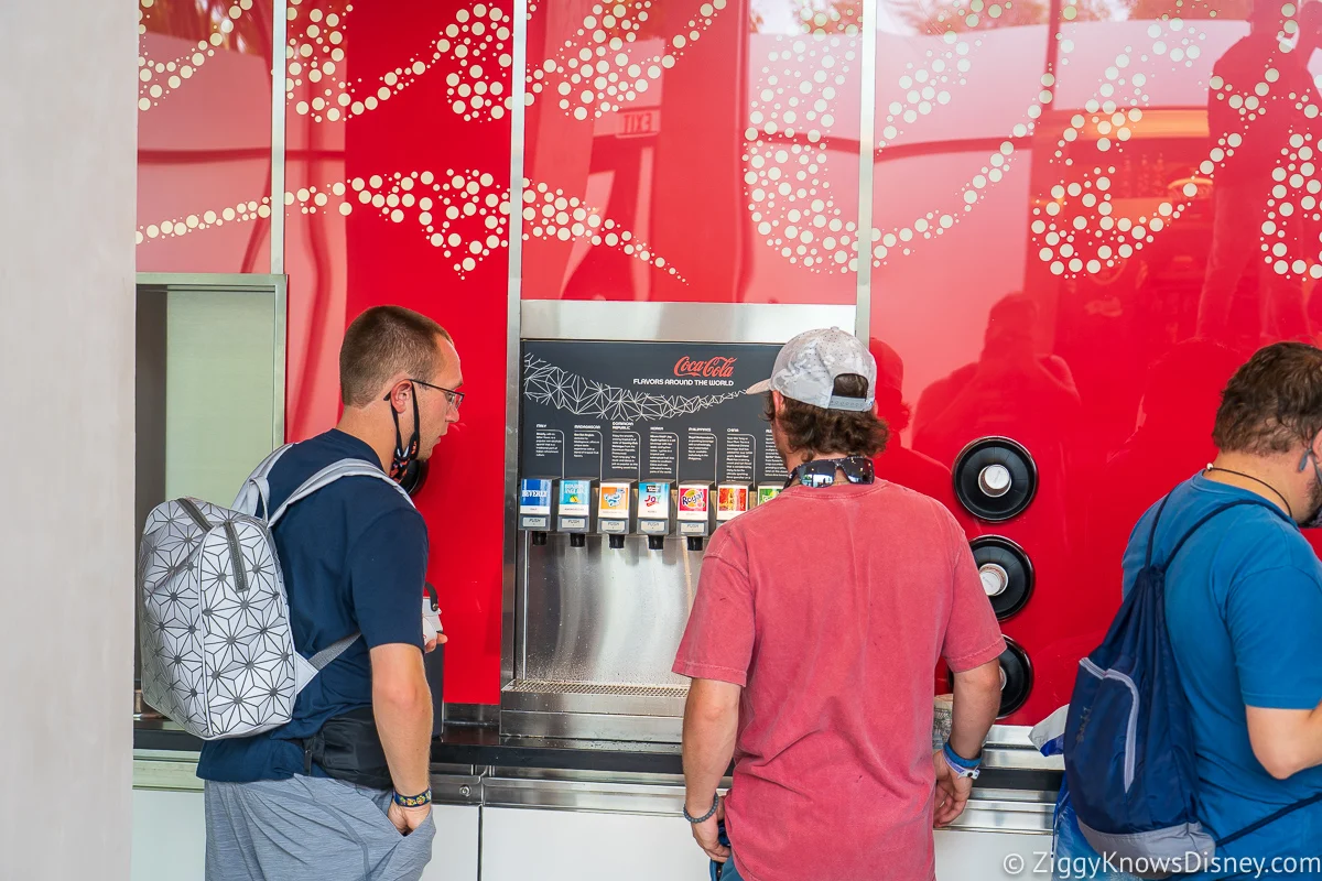 Tasting soda at Club Cool