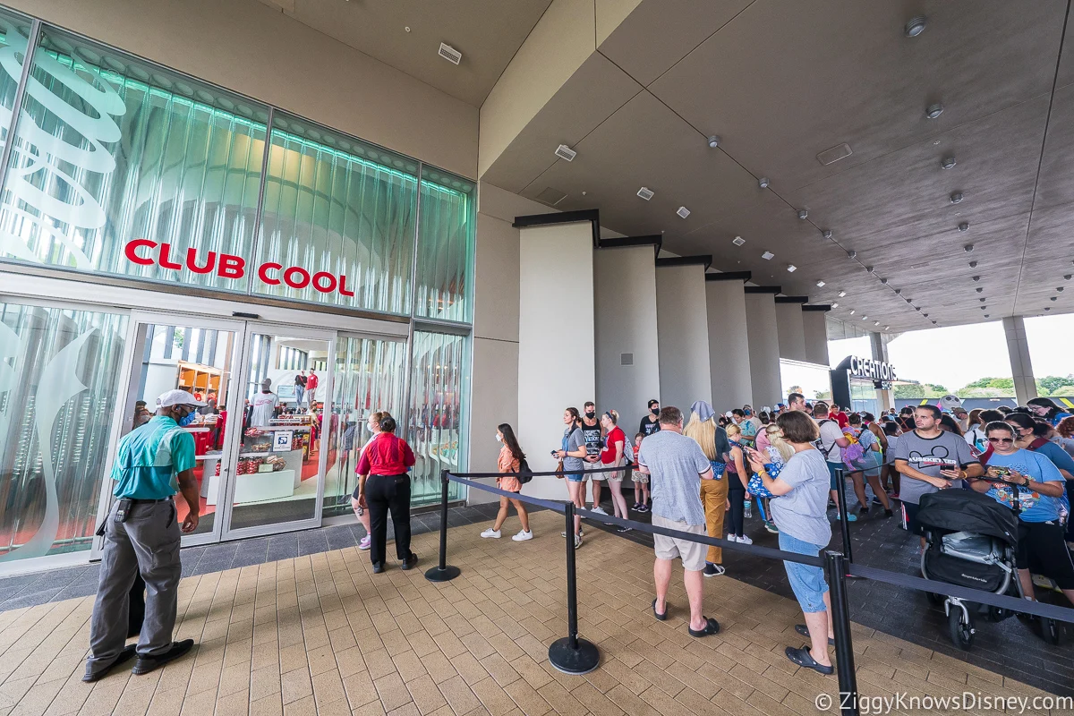 Entrance to Club Cool EPCOT