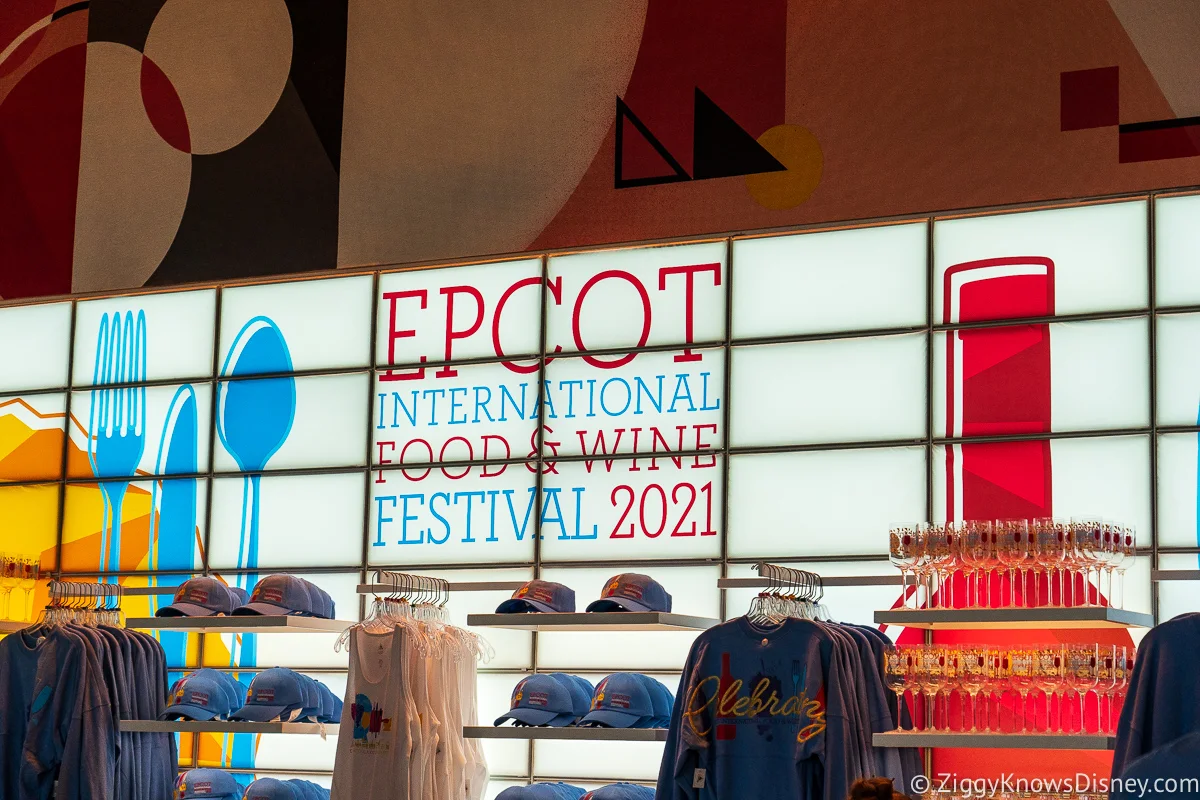 EPCOT Food & Wine Festival Merch Creations Shop EPCOT
