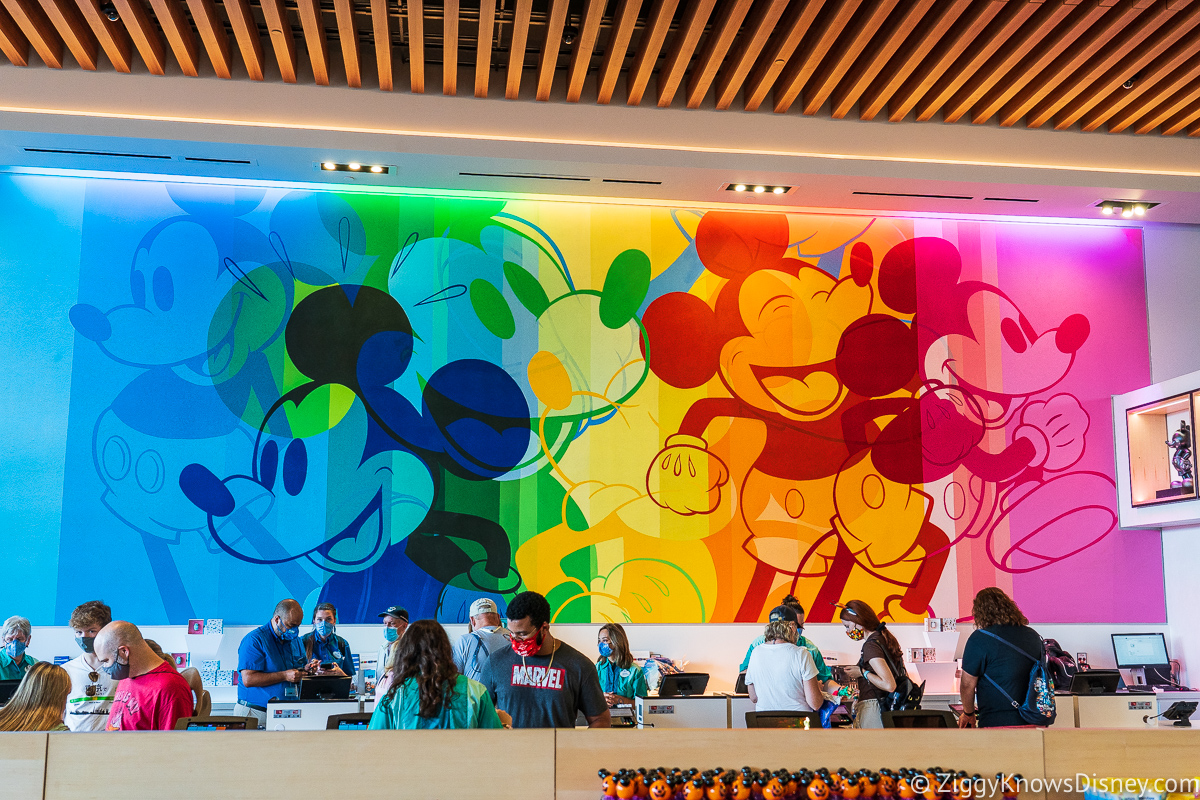 Creations Shop Mickey Mouse Mural EPCOT