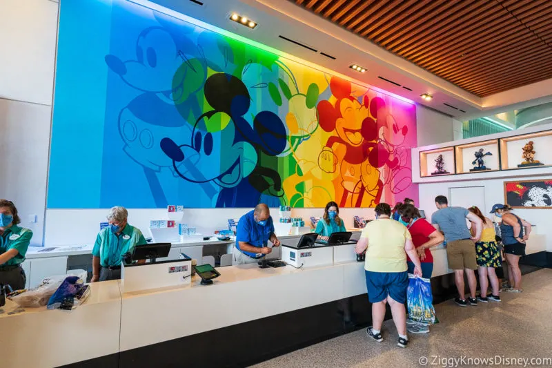 Creations Shop Colorful Mickey Mouse Mural EPCOT
