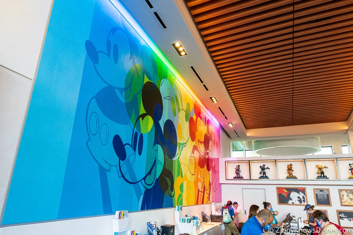 Creations Shop Mickey Mouse Mural EPCOT