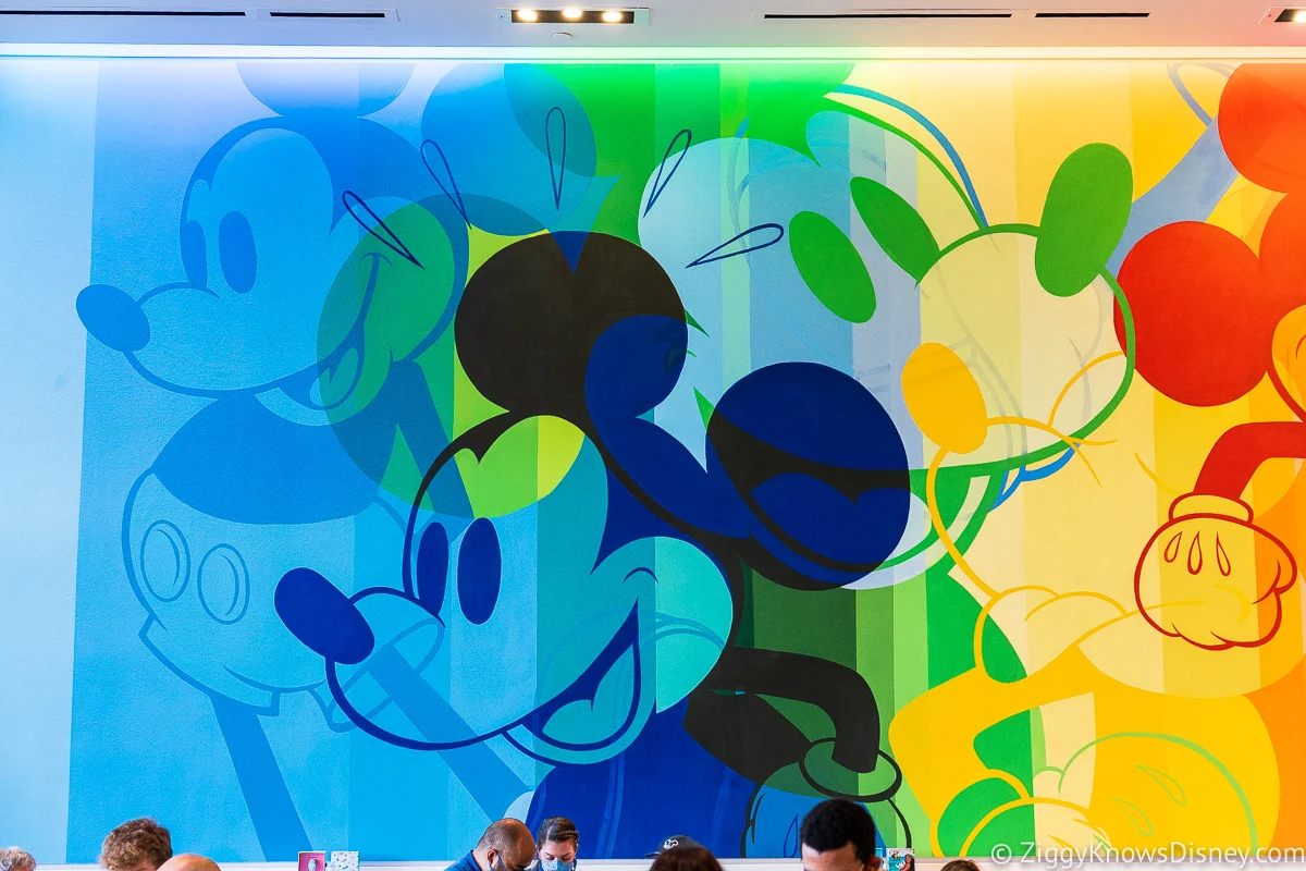 Creations Shop Hand-painted Mickey Mouse Mural EPCOT