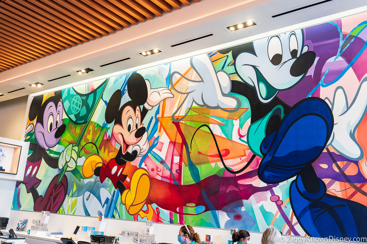 Creations Shop Mickey Mouse Mural EPCOT