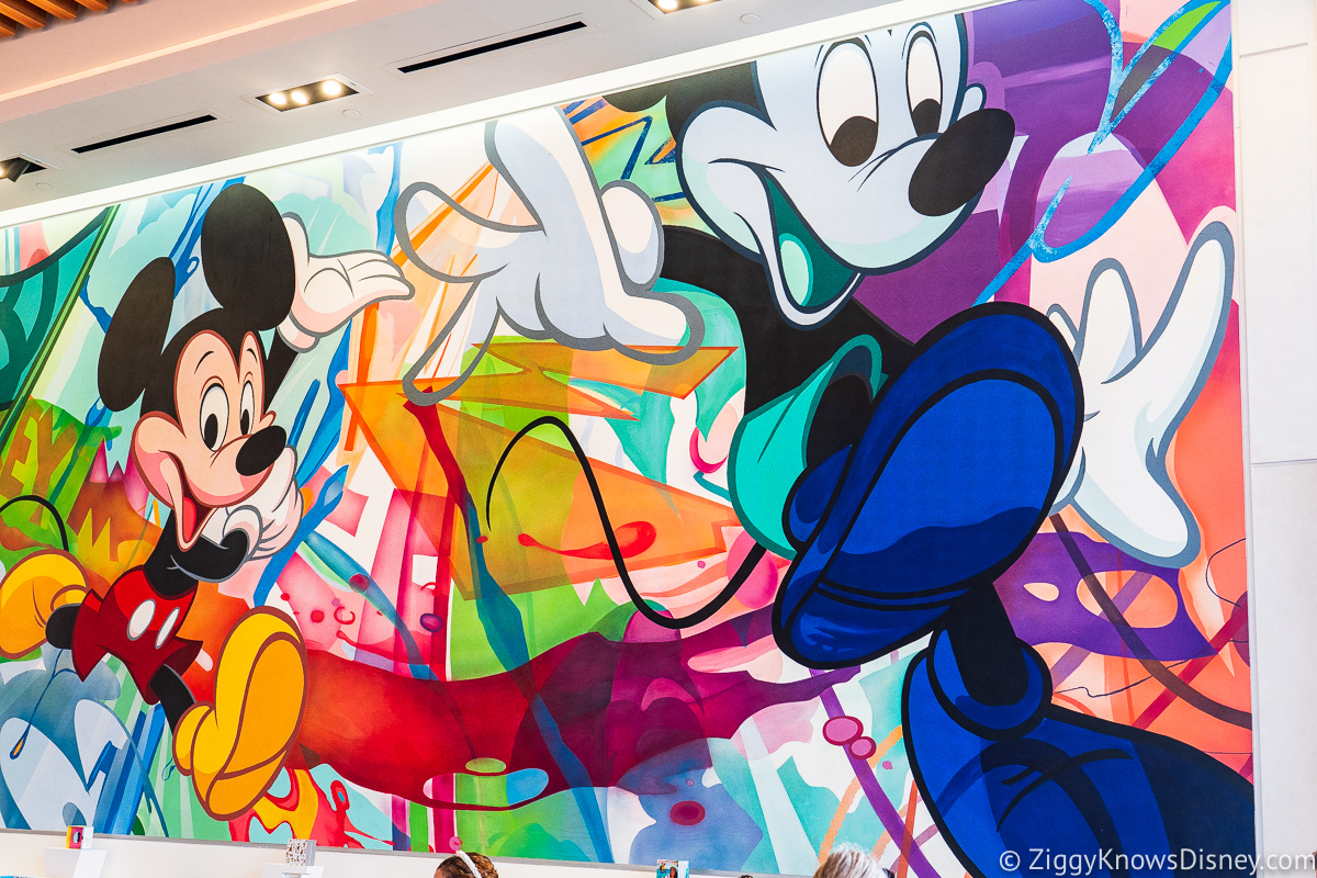 Creations Shop Mickey Mouse Mural EPCOT