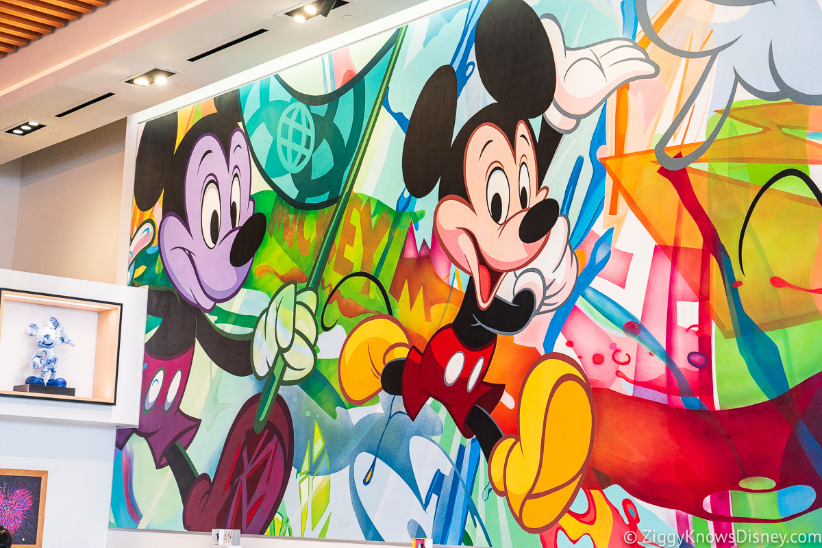 Creations Shop Mickey Mouse Mural EPCOT