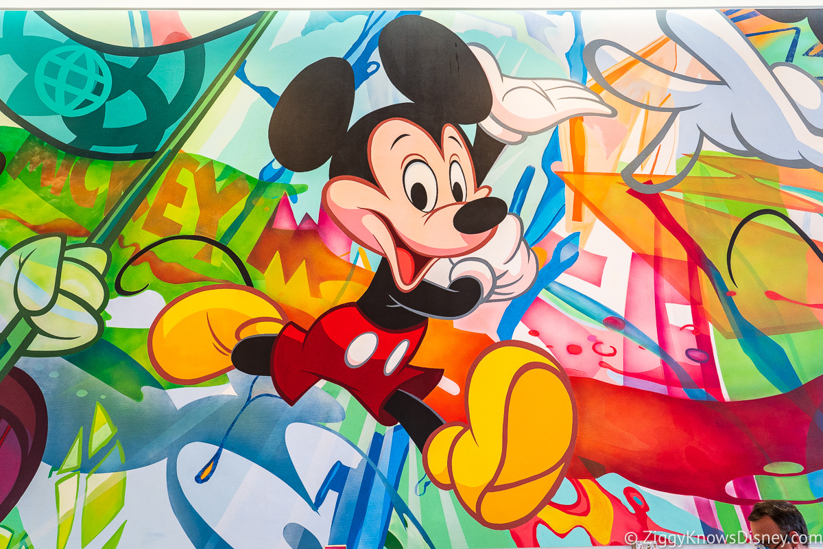 Creations Shop Mickey Mouse Mural EPCOT