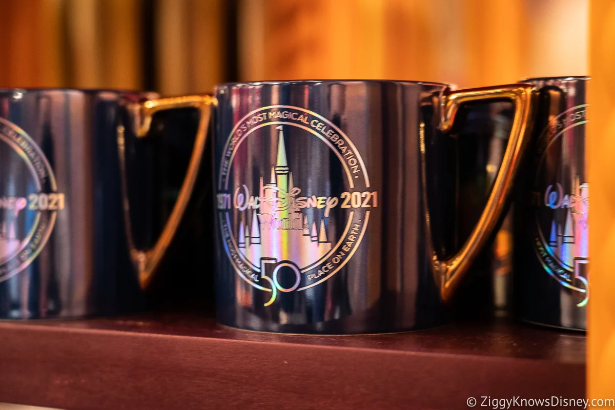 Disney World 50th Anniversary mugs