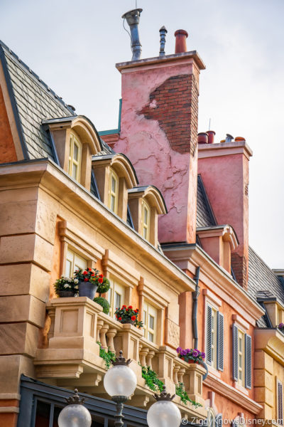 Rooftops in France pavilion