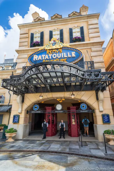 Remy's Ratatouille Adventure attraction entrance