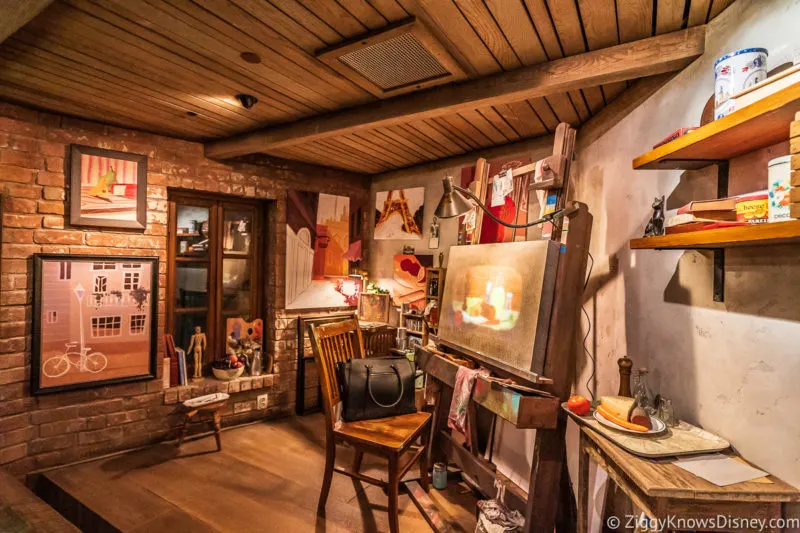 Artist's Studios in Remy's Ratatouille Adventure queue