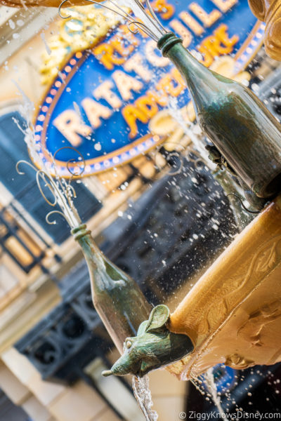 Remy's Ratatouille Adventure fountain