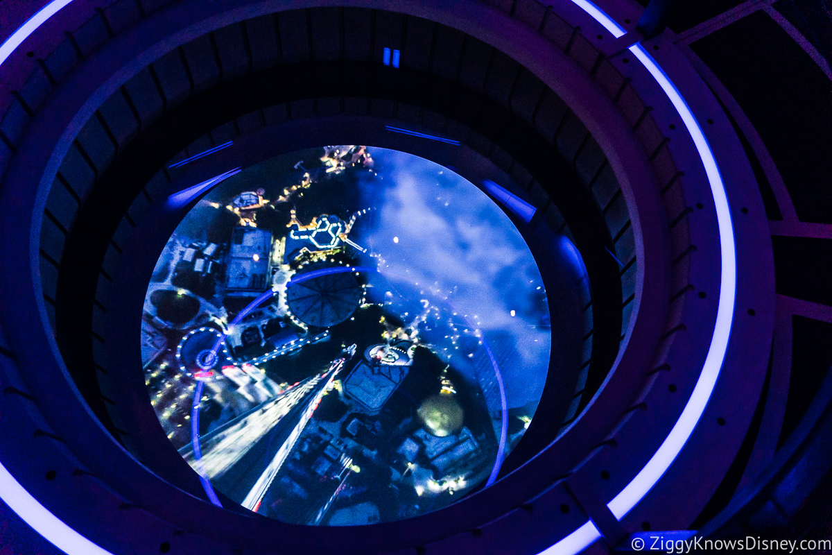 View of EPCOT from Space 220 at Night