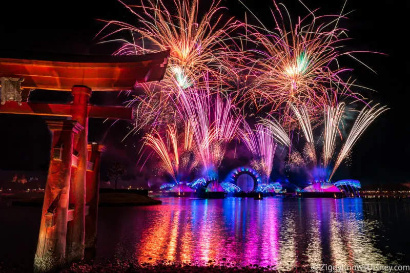 Disney Harmonious fireworks show