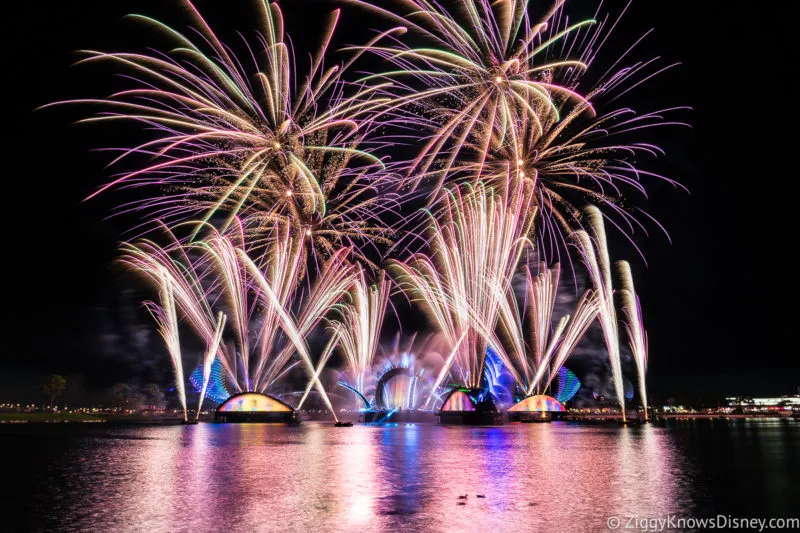 EPCOT Fireworks show Disney Harmonious