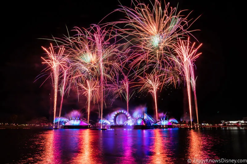 Disney Harmonious fireworks in EPCOT