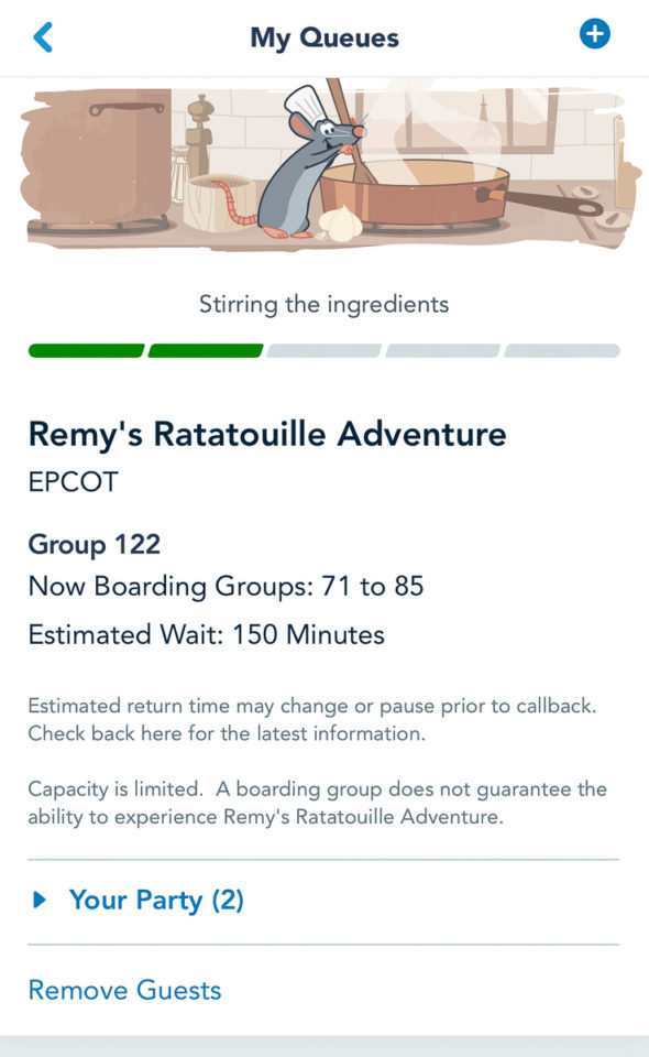 How to Ride Remy’s Ratatouille Adventure Virtual Queue & Boarding Pass