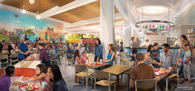 Connections Cafe and Eatery EPCOT Concept Art