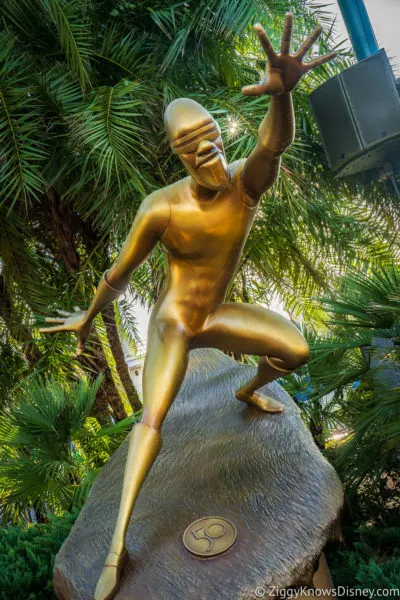 Frozone Disney World 50th Anniversary Golden Statue