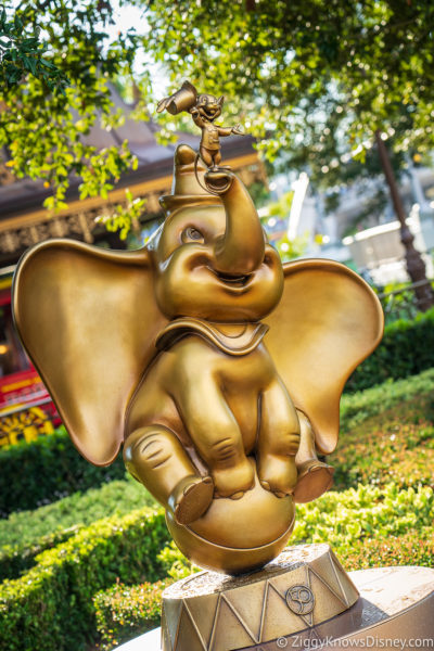 Dumbo 50th Anniversary Golden Statue