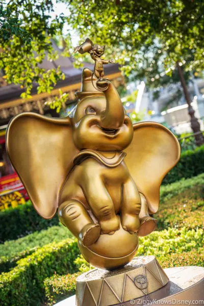 Dumbo 50th Anniversary Golden Statue