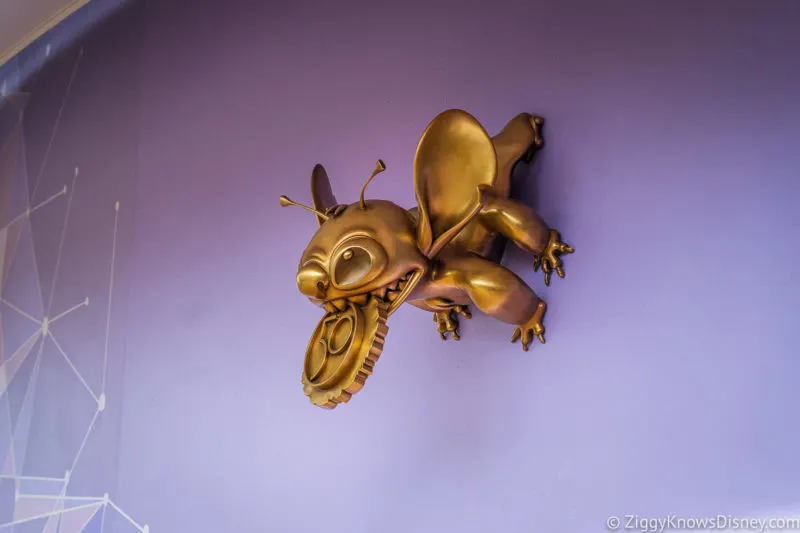 Stitch 50th Anniversary Golden Statue