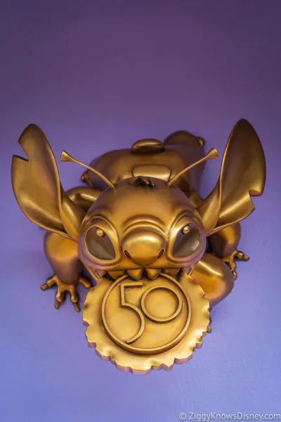 Stitch 50th Anniversary Golden Statue