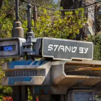 Standby Queue sign Rise of the Resistance