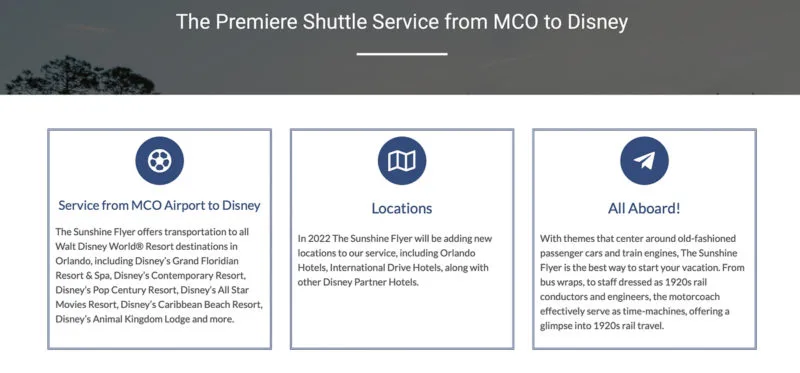 The Sunshine Flyer Shuttle Orlando Airport