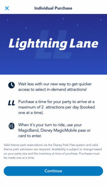 Lightning Lane Basics