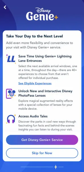 Disney World Genie+ Lightning Lanes