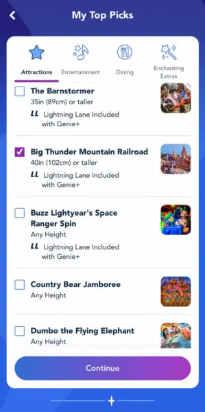 Top picks Lightning Lane rides