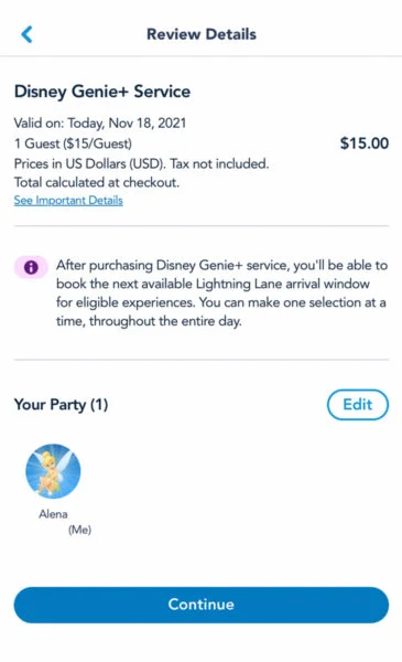 Disney Genie+ Lightning Lanes 