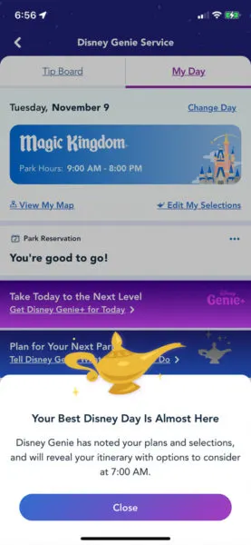 Disney Genie+ Your day is almost here