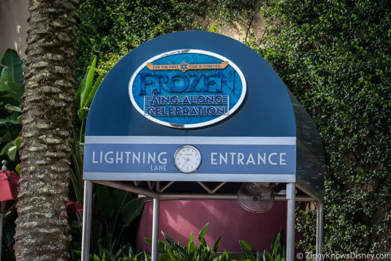 Frozen Show Genie+ Lightning Lane Hollywood Studios