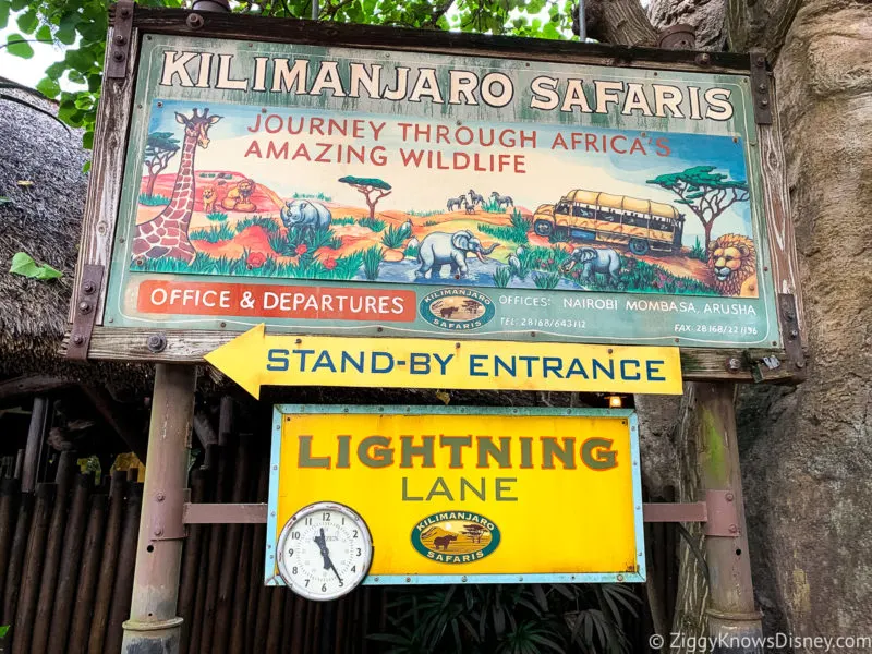 Animal Kingdom Genie+ Lightning Lane Attractions