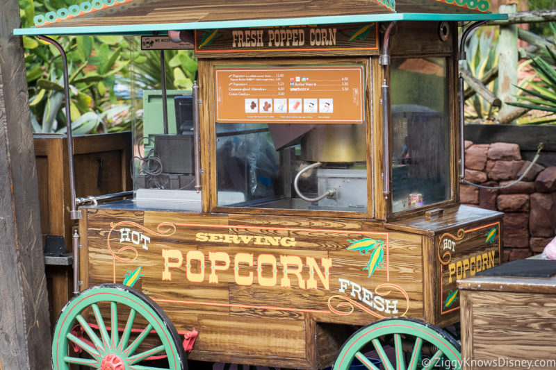 Popcorn stand Magic Kingdom Frontierland