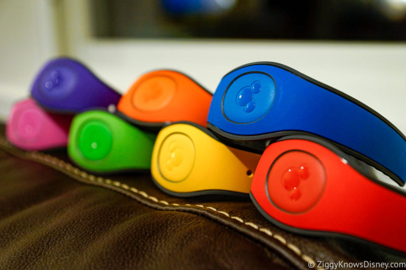 Multi-colored MagicBands
