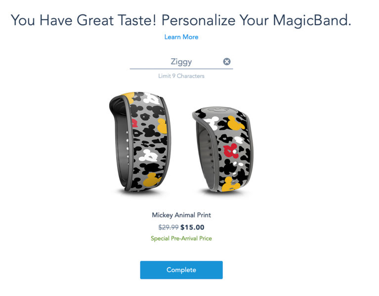MagicBand Personalization