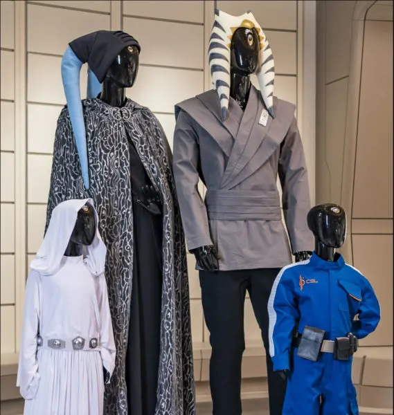 Outfits from the Star Wars: Galactic Starcruiser Hotel