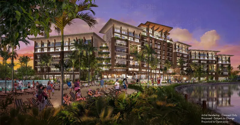 Disney's Polynesian Village Resort DVC Expansion concept art