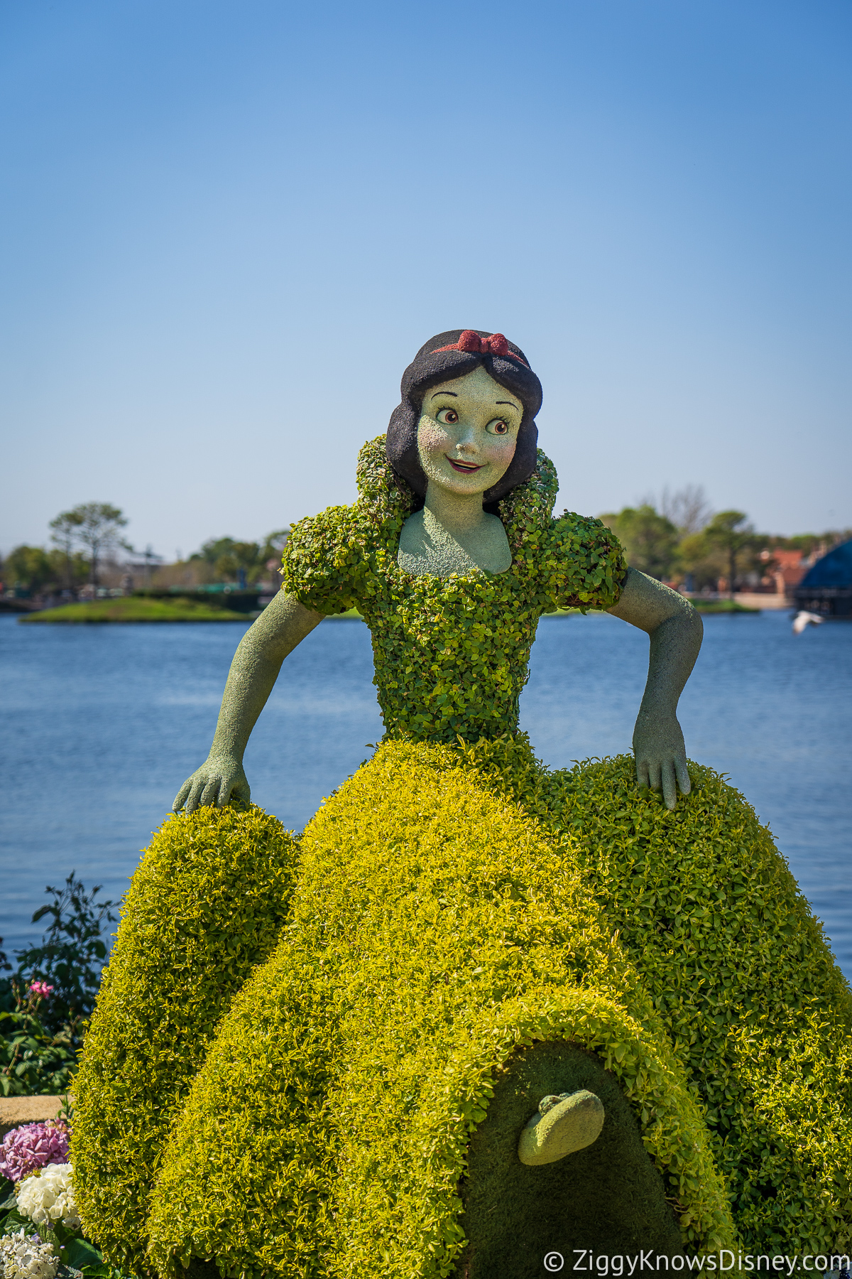 Snow White Topiary 2022 EPCOT Flower and Garden Festival