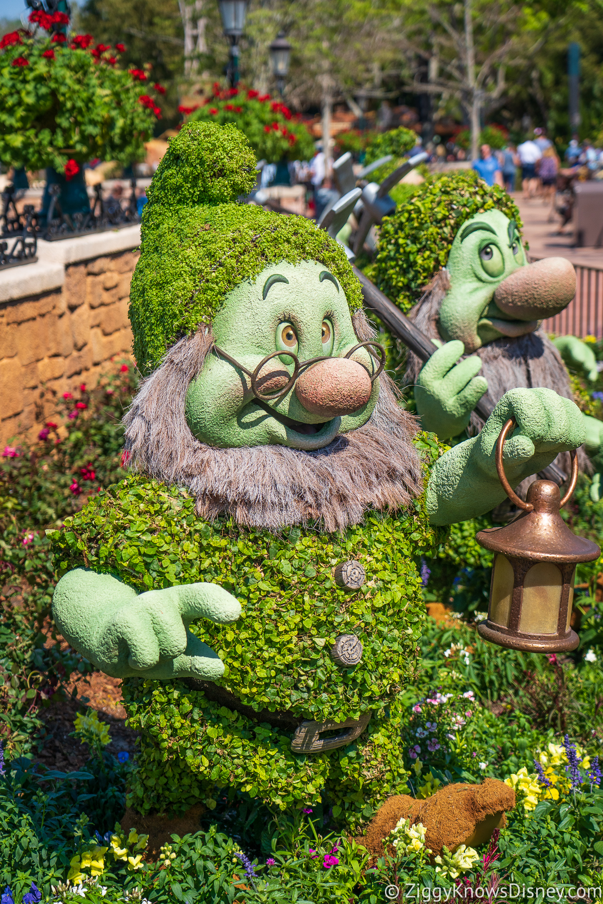 Doc Topiary 2022 EPCOT Flower and Garden Festival