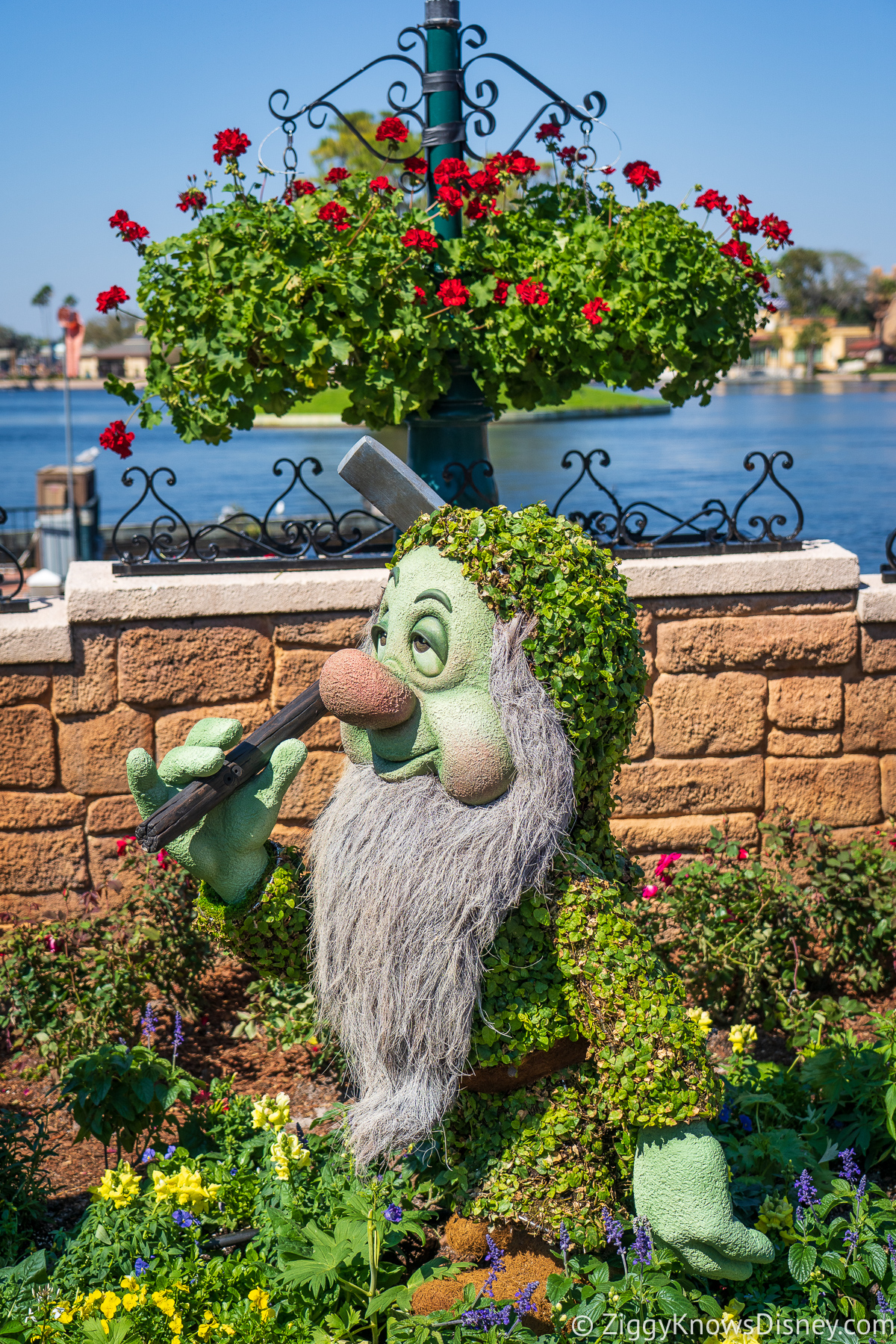 The Seven Dwarfs Topiaries 2022 EPCOT Flower and Garden Festival