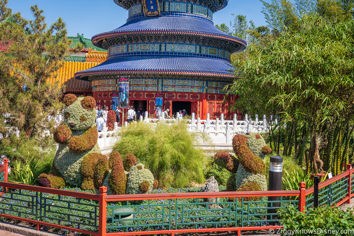 Pandas Topiaries 2022 EPCOT Flower and Garden Festival