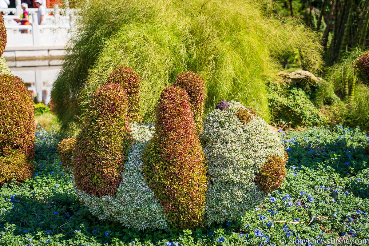 Panda Topiaries 2022 EPCOT Flower and Garden Festival