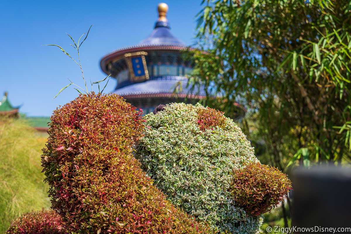 Panda in front of China Pavilion EPCOT