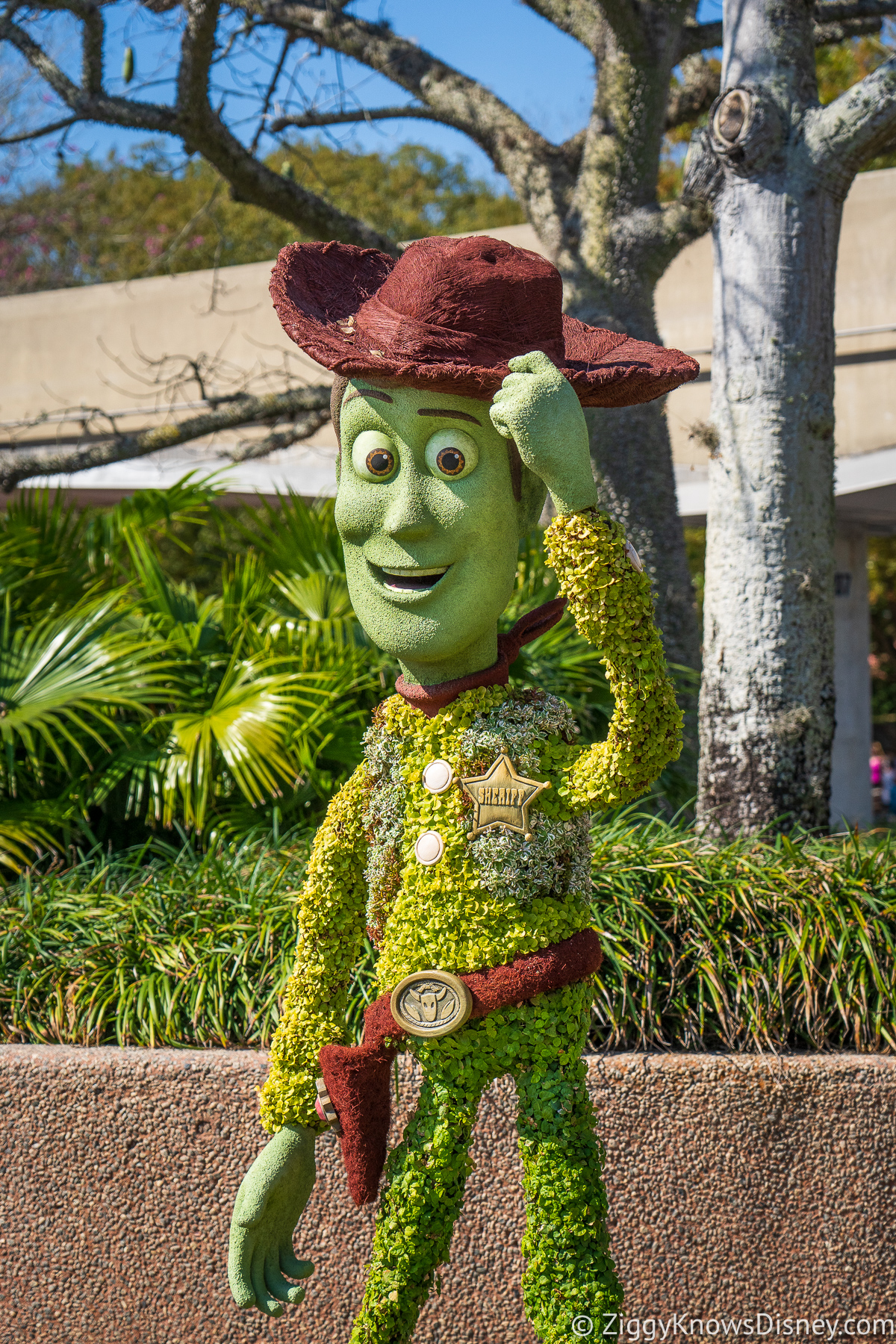 Woody Topiary 2022 EPCOT Flower and Garden Festival