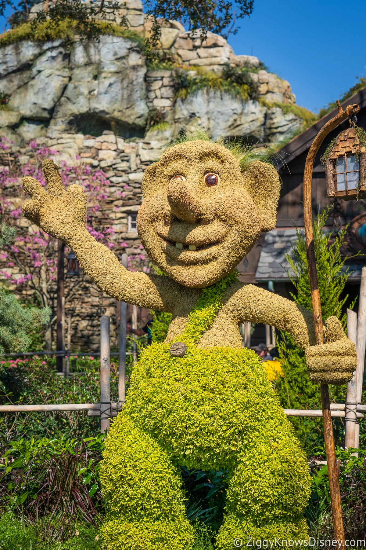 Troll Topiary 2022 EPCOT Flower and Garden Festival