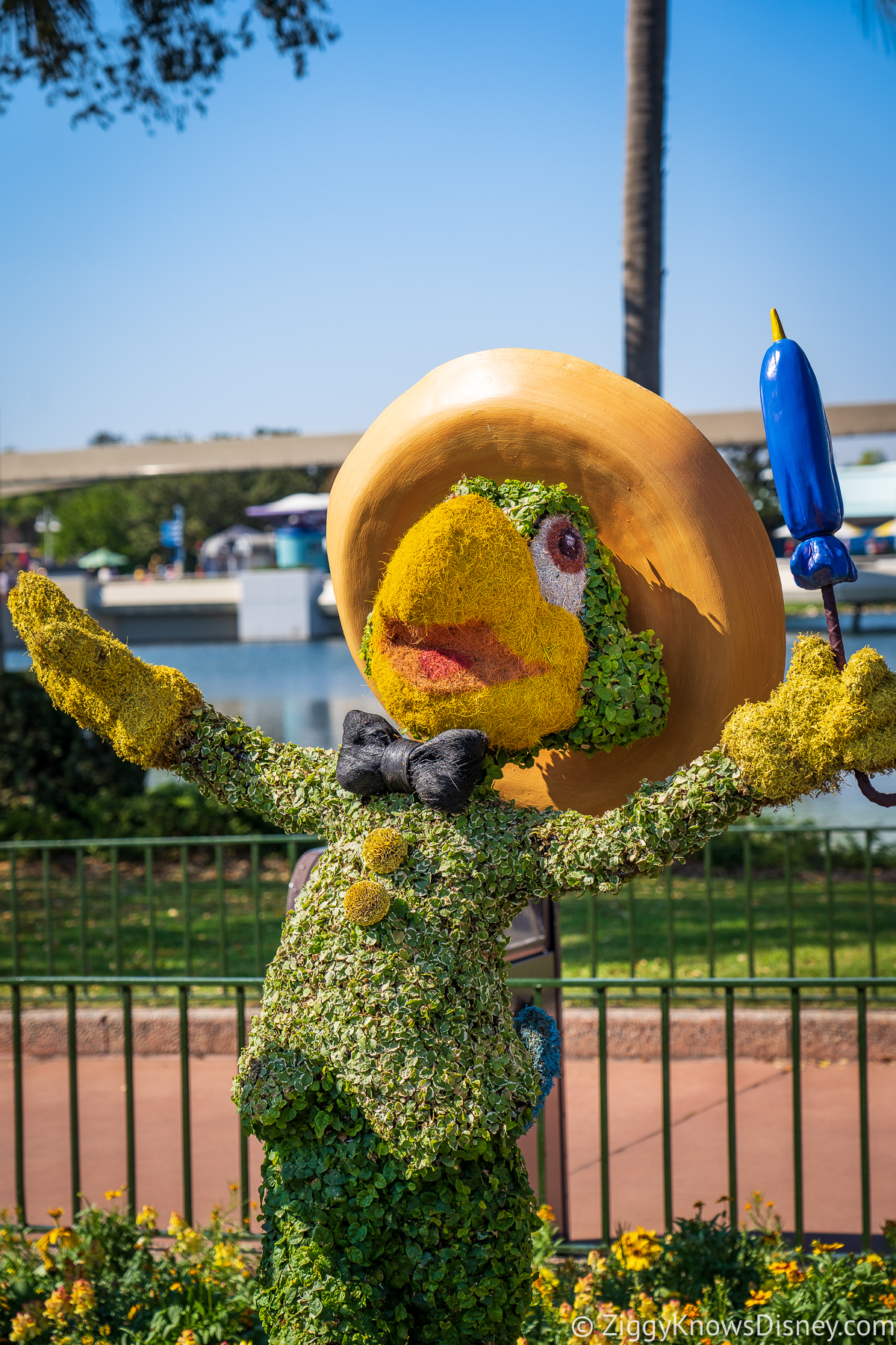 Jose Carioca Topiary 2022 EPCOT Flower and Garden Festival